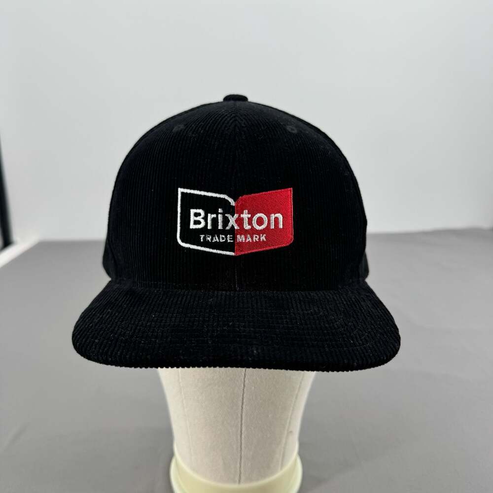 Brixton Oath III Snapback Hat Black Corduroy